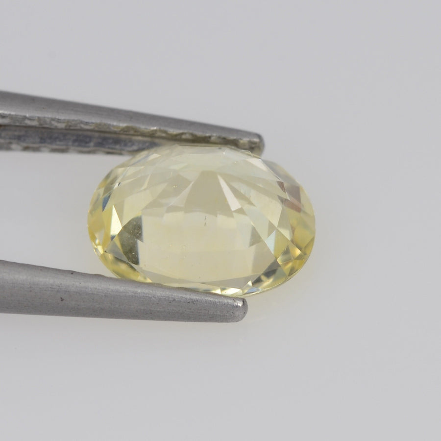 0.95 cts Natural Yellow Sapphire Loose Gemstone Oval Cut