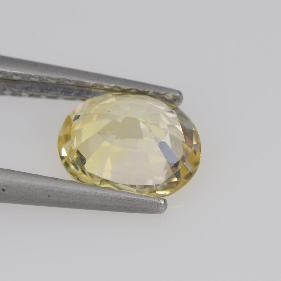 0.94 cts Natural Yellow Sapphire Loose Gemstone Oval Cut