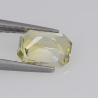 1.27 cts Natural Yellow Sapphire Loose Gemstone Radiant Cut